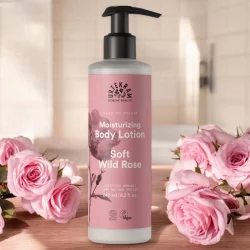 Feuchtigkeitsspendende Körperlotion Rose BIO - 245ml - Urtekram