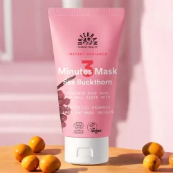 3 Minuten strahlende Gesichtsmaske Sanddorn BIO - 75ml - Urtekram