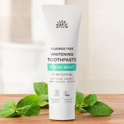 Zahnweiss Zahncreme Minze ohne Fluor BIO - 75ml - Urtekram