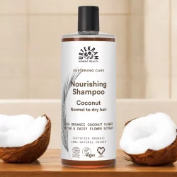Feuchtigkeits-Shampoo für normales Haar Kokosnuss BIO - 500ml - Urtekram