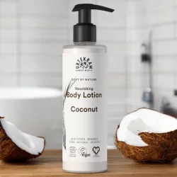 Feuchtigkeitsspendende Körperlotion Kokosnuss BIO - 245ml - Urtekram