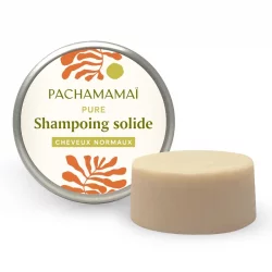 Festes Shampoo für normales Haar grüne Tonerde - 25ml Pachamamai
