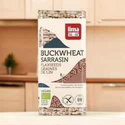 BIO-Buchweizenwaffeln mit Leinsamen - 130g - Lima