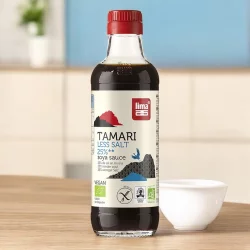 BIO-Sojasauce mit 25% weniger Salz - Tamari - 250ml - Lima
