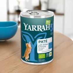 Fischpastete mit Spirulina für Katzen BIO - 400g - Yarrah