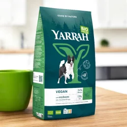 Vegetarisches Trockenfutter mit Soja & Lupine für Hunde BIO - 2kg - Yarrah