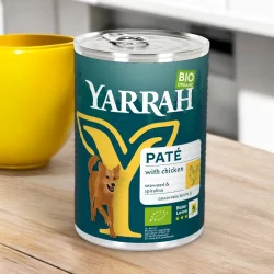 Pouletpastete mit Spirulina & Meeresalgen für Hunde BIO - 400g - Yarrah