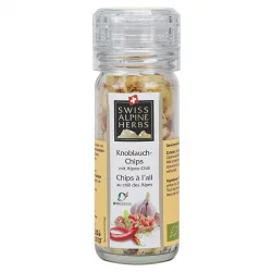 Knoblauch & Alpen-Chili Chips BIO - 40g - Swiss Alpine Herbs
