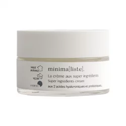 Gesichtscreme Hyaluronsäure & Probiotika BIO - 50ml - Minimaliste