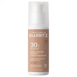 Crème solaire visage teintée beige BIO IP 30 - 50ml - Laboratoires de Biarritz
