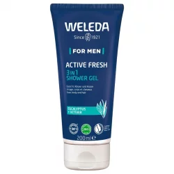 Gel douche rafraîchissant 3 en 1 homme BIO eucalyptus 200ml Weleda