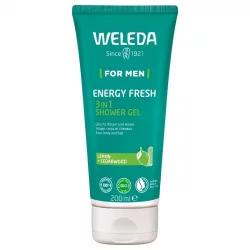 Gel douche énergisant 3 en 1 homme BIO citron & cèdre - 200ml - Weleda