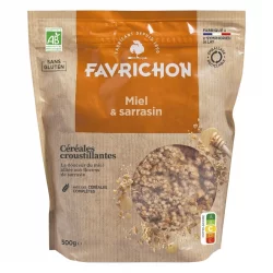 Knuspriges Müesli Honig & Buchweizen BIO - 500g - Favrichon