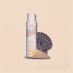 Lait solaire visage & corps BIO IP 20 - 100ml - UVBIO