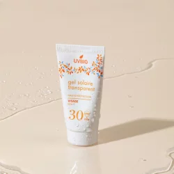 Gel solaire transparent visage BIO IP 30 - 30ml - UVBIO