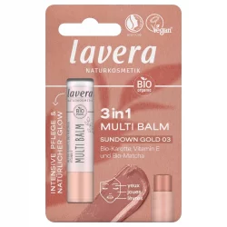 3in1 Lippenbalsam sundown gold BIO - 4,9g - Lavera