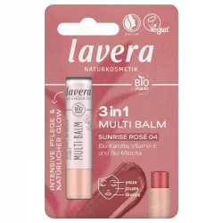 3in1 Lippenbalsam sunrise rosé BIO - 4,9g - Lavera