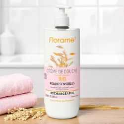 Crème de douche BIO lait d'avoine - 750ml - Florame