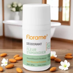 Déodorant à bille BIO fleur d'amandier - 50ml - Florame