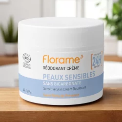 Déodorant crème BIO sans parfum - 50g - Florame