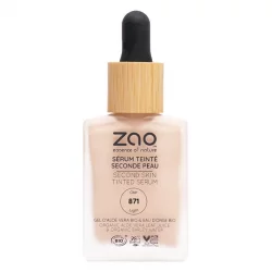 Sérum teinté seconde peau N°871 clair BIO - 30ml - Zao
