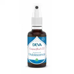 Composé floral en spray BIO N°12 Émotions de l'adolescence - 30ml - Deva