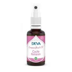 Composé floral en spray BIO N°17 Cycle féminin - 30ml - Deva