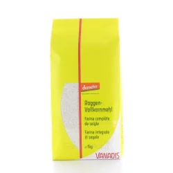 Farine complète de seigle BIO - 1kg - Vanadis