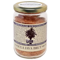Sucre de fleur de noix de coco brut BIO - Gula Java Brut - 310g - Aman Prana