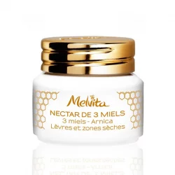 Nectar de 3 miels BIO lèvres & zones sèches - 8g - Melvita