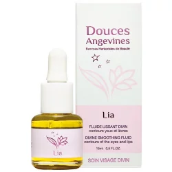 Himmlisch glättendes BIO-Fluid für die Augenkonturen & Lippen Argan & schwarzer Kümmel - Lia - 15ml - Douces Angevines