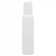 Bouteille Allround ronde en plastique blanc 200ml avec bouchon à bascule blanc - 1 pièce - Aromadis