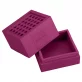 Porte-savon en caoutchouc naturel violet - Fair Squared