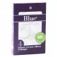 4 Supports en verre pour bougies veilleuses 2,5 x 3,5 cm - Blue