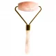 Rouleau de massage simple visage quartz rose - Yù Beauty