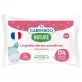 Dermo-sensitive Tücher aus natürlicher Baumwolle - 58 Stück - Carryboo