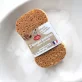 Éponges grattantes en coques de fruits - 2 pièces - La droguerie écologique