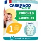Couches Taille 1 - 2-5 kg - 24 pièces - Carryboo