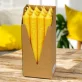 Bougies chandeliers jaunes en stéarine BIO 22 x 210 mm - 12 pcs - Eubiona