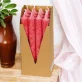 Bougies chandeliers rouges en stéarine BIO 22 x 210 mm - 12 pcs - Eubiona