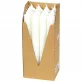 Stabkerzen Weiss aus BIO-Stearin 22 x 210 mm - 12 Stück - Eubiona