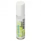 Glasflakon transparent 10ml mit Plastikkugel und weissem Deckel - Anaé