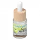 Glasflakon transparent 15ml mit weisser Tropfpipette und Holzdeckel - Anaé