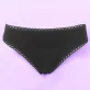 Culotte menstruelle noire Taille 44 flux léger - Anaé
