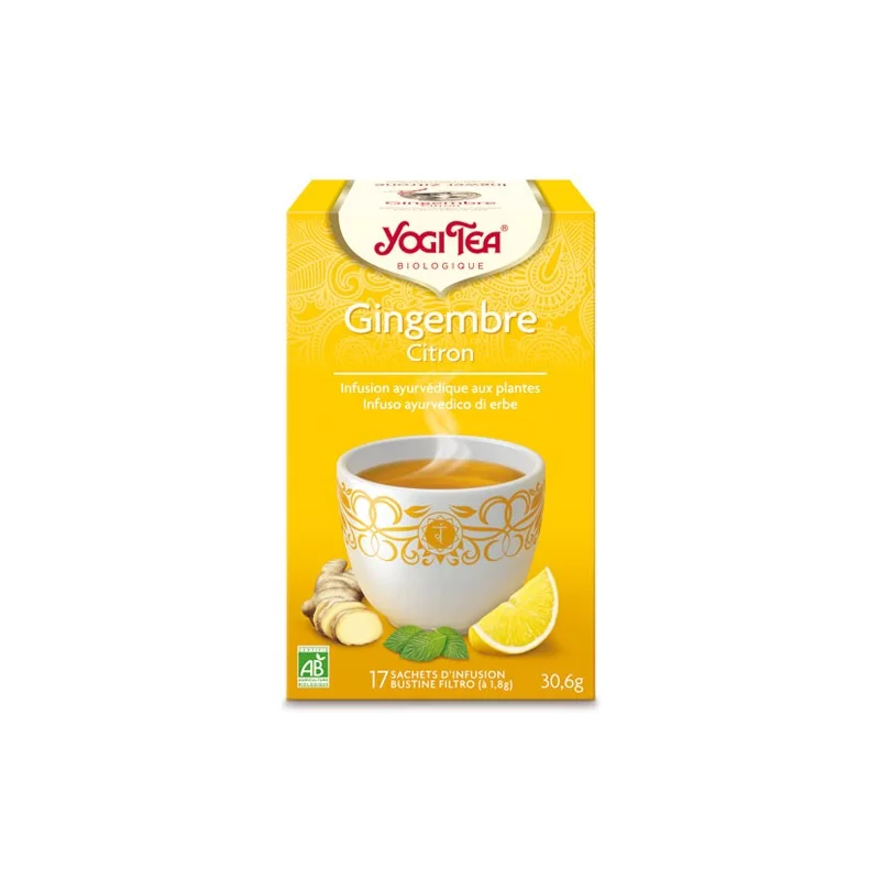 Yogi Tea Gingembre Citron 17 Sachets