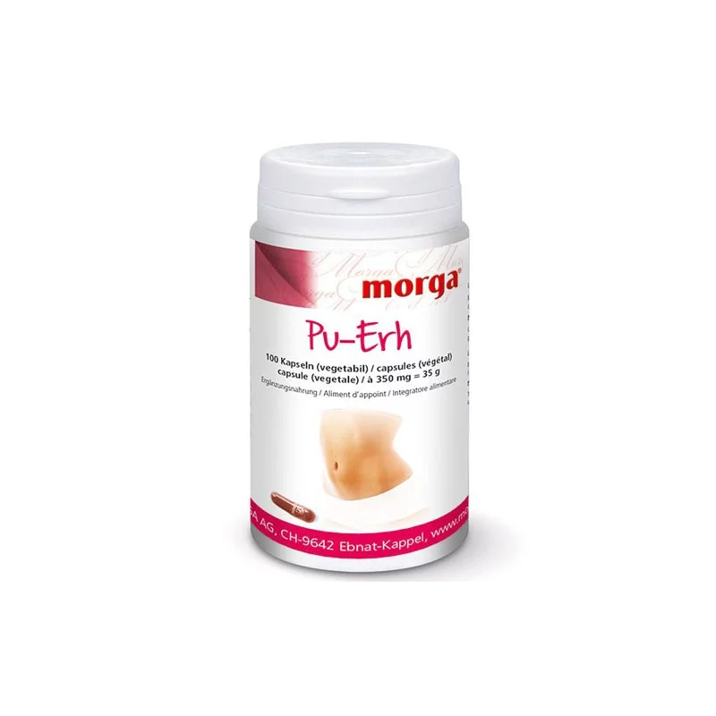 Pu-Erh - 100 Kapseln - 350mg - Morga Pu-Erh - 100 Kapseln - 350mg - Morga