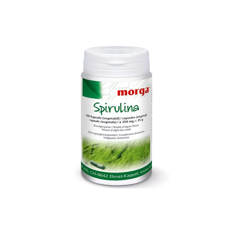 Spiruline - 100 capsules - 350mg - Morga
