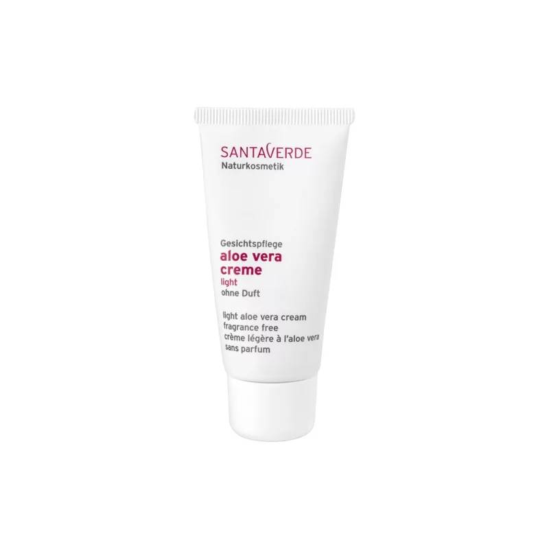 Crème légère sans parfum BIO aloe vera - 30ml - Santaverde Crème légère sans parfum BIO aloe vera - 30ml - Santaverde