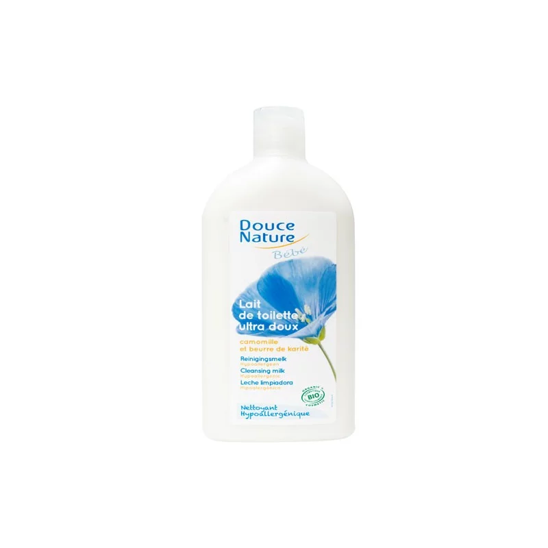 Lait de toilette bébé BIO calendula & camomille - 300ml - Douce Nature