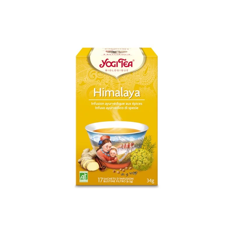 BIO-Kräutertee mit Fenchel, Ingwer & Zimt - Himalaya - Yogi Tea